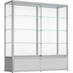 Vitrine met onderkast 200 x 180 x 40