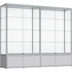 Vitrine met onderkast 200 x 240 x 40