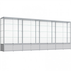Vitrine met opbergruimte 200 x 480 x 40