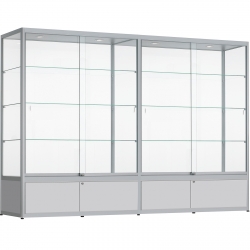 Vitrine met onderkast 200 x 280 x 50