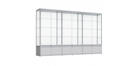 vitrine met onderkast 200x300x50