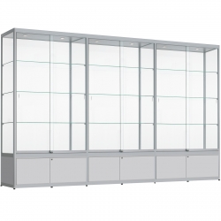 Vitrine met onderkast 200 x 300 x 60