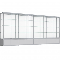 Vitrine met opbergruimte 200 x 400 x 60