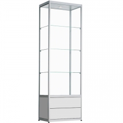 Vitrinekast met lades 200 x 60 x 40