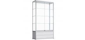 Vitrinekast met lades 200x100x40
