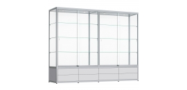 Vitrine met lades 200x280x40