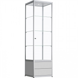 Vitrinekast met lades 200 x 50 x 50