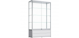 Vitrinekast met lades 200x120x50