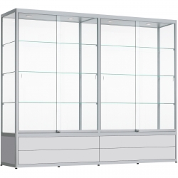 Vitrine met lades 200 x 240 x 50 Vitrine met lades 200 x 240 x 50