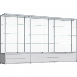 Vitrine met lades 200 x 360 x 50 Vitrine met lades 200 x 360 x 50