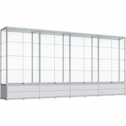 Vitrine met lades 200 x 400 x 50