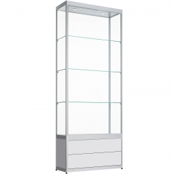 Vitrinekast met lades 200 x 70 x 60