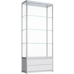 Vitrinekast met lades 200 x 80 x 60