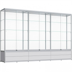 Vitrine met lades 200 x 300 x 60