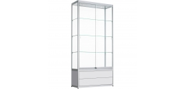 Vitrinekast met lades 200x90x50