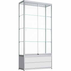 Vitrinekast met lades 200 x 90 x 60