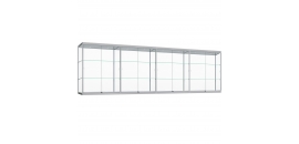 hang vitrinekast 120x400x35