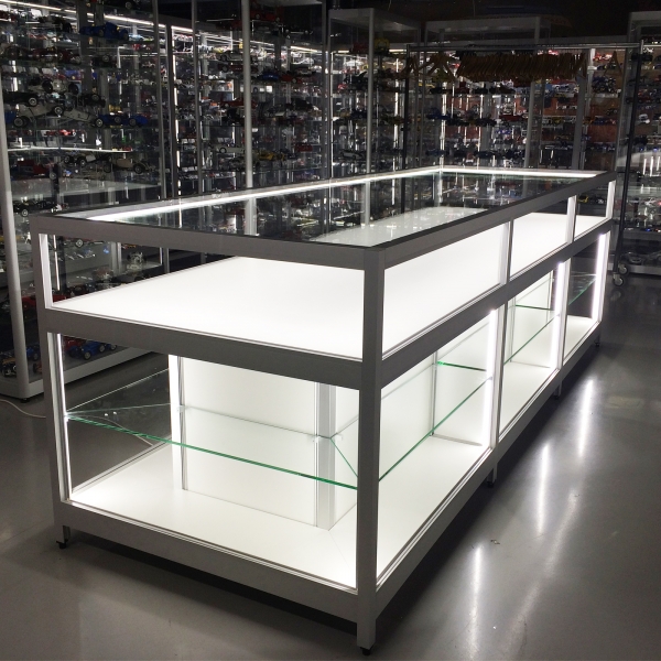 fout Op en neer gaan rol Vitrinemasters.com Tafelvitrine Met Ledstrip Verlichting