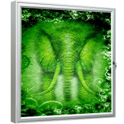 Informatievitrine 6 x A4 75 x 75 x 5,8 cm