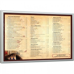 Informatiekast 21 x  A4 100 x 160 x 7,5 cm