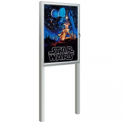 Buitenvitrine met palen A2 75 x 55 x 5,8 cm Buitenvitrine met palen A2 75 x 55 x 5,8 cm