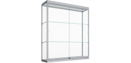 Hang Vitrinekast met ledstrip 80x80x25