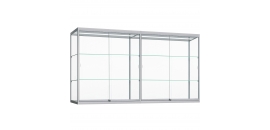 Wandvitrine met ledverlichting 80x200x25