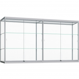 Wandvitrine met ledverlichting 80x200x25
