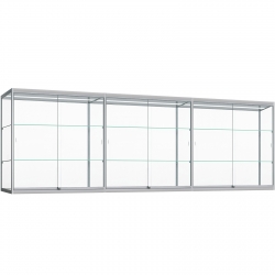 Wandvitrine met ledverlichting 80 x 360 x 25
