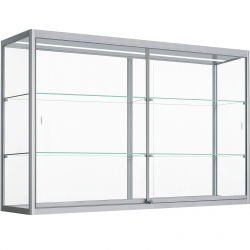 Wandvitrinekast met ledstrips 80 x 180 x 30