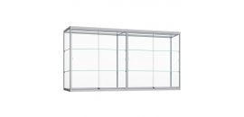 Wand Vitrinekast met ledstrips 80x240x30