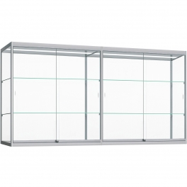 Wand Vitrinekast met ledstrips 80x240x30