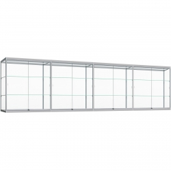 Hang vitrinekast met COB LED strips 80 x 400 x 35