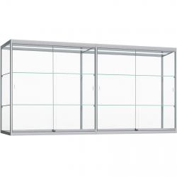 Wandvitrine met ledverlichting 100 x 280 x 20