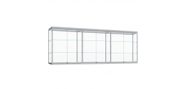 Wandvitrine met ledverlichting 100x300x20