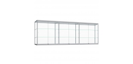 Hang Vitrinekast met ledstrips 100x360x25