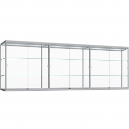 Hang Vitrinekast met ledstrips 100x360x25