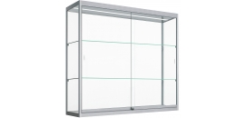 Wandvitrinekast met ledstrips 100x140x30