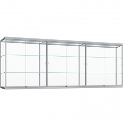 Hang vitrinekast met COB LED strips 100 x 300 x 35
