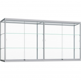 Hang Vitrinekast met ledstrips 120x280x30