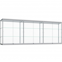 Hang Vitrinekast met ledstrips 120x300x30