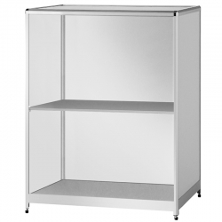 Toonbank vitrine hout 92 x 80 x 60