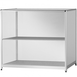 Toonbank vitrine hout 92 x 120 x 60