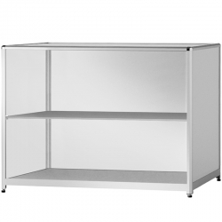 Toonbank vitrine hout 92 x 140 x 60