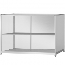 Toonbank vitrine hout 92 x 160 x 60