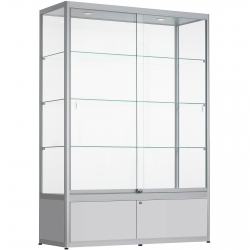Vitrinekast met onderkast 200 x 140 x 40