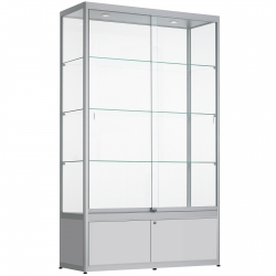 Vitrinekast met onderkast 200 x 120 x 50