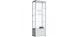 vitrinekast met onderkast 200x60x60