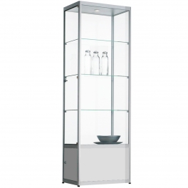 vitrinekast met onderkast 200x60x60