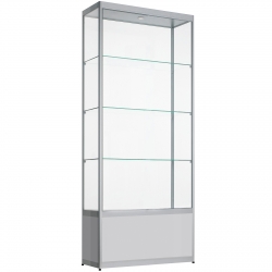 Vitrinekast met onderkast 200 x 70 x 60
